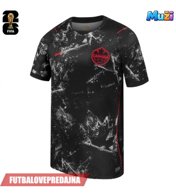 Lacne Muži Futbalové dres Kanada MS 2026 Krátky Rukáv - Preč